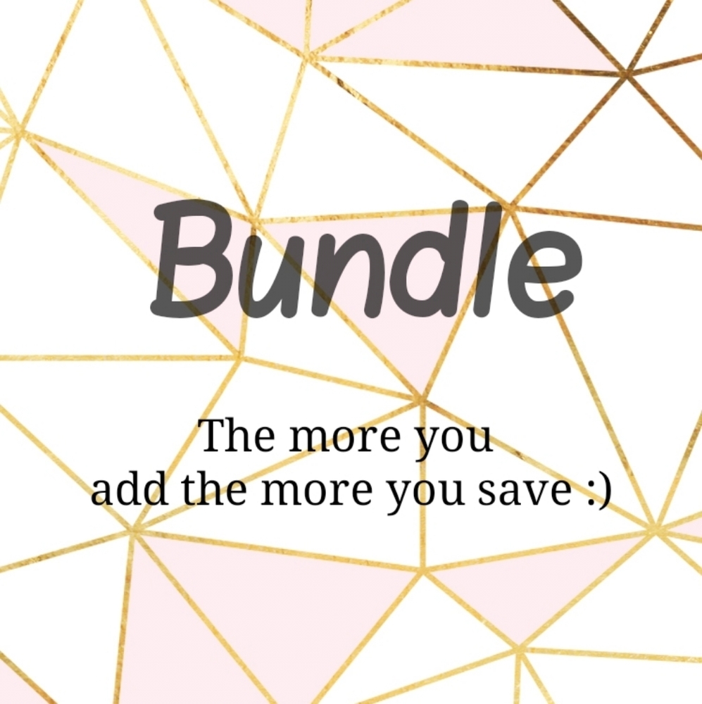 Do not be afraid to add items to a bundle ❤